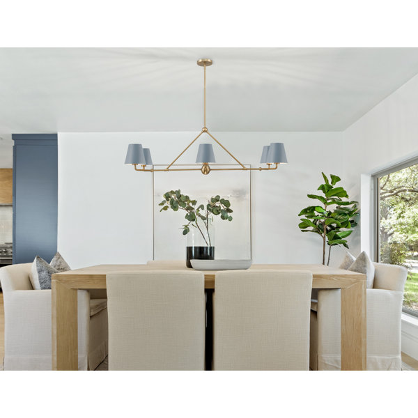 Crystorama Xavier 6 - Light Dimmable Linear Chandelier - Wayfair Canada